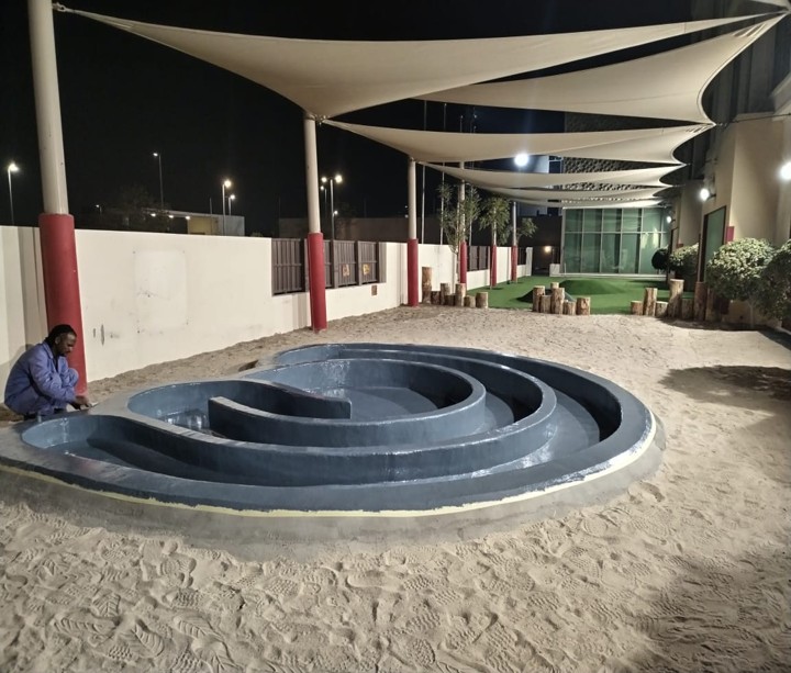Water feature works @ Gems School