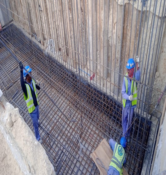 Dead lift slab RCC works @ Dubai hills